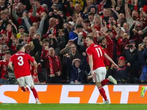 Wood fires Forest to first-leg lead over Aston Villa in Europa League semi-final