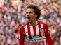 Atletico Madrid's Antoine Griezmann celebrates scoring against Real Madrid in La Liga on February 9, 2019.