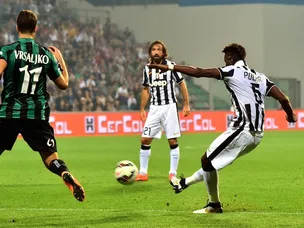 Juventus being held by Sassuolo