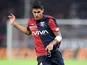 Pietro Pellegri in action for Genoa on September 17, 2017