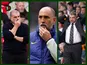 Ange Postecoglou, Igor Tudor, Sam Allardyce composite. Shortest managerial reigns in Premier League history