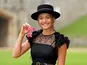 Emma Raducanu poses with her MBE on November 29, 2022
