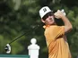 Matt Every watches his tee shot on the ninth hole during the second round of the Greenbrier Classic PGA tour golf tournament on July 5, 2013