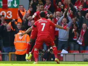 Sterling, Skrtel put Liverpool ahead