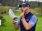 Paul Waring celebrates winning the Nordea Masters in 2018