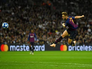 Tottenham in trouble as magnificent Messi doubles up at Wembley