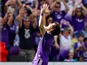 Orlando City forward Alexandre Pato (7) reacts after scoring a goal in the second half against CF MontrÃ©al at Orlando City Stadium on February 27, 2022