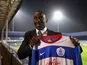 New Queens Park Rangers manager Jimmy Floyd Hasselbaink at Loftus Road on December 7, 2015