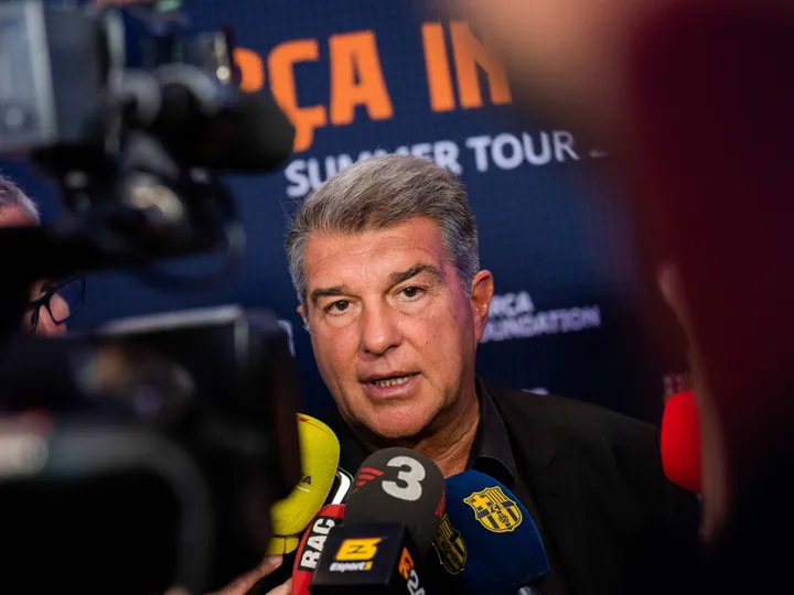 Joan Laporta hits back at Atletico over Julian Alvarez complaint: ‘We did what is normally done’