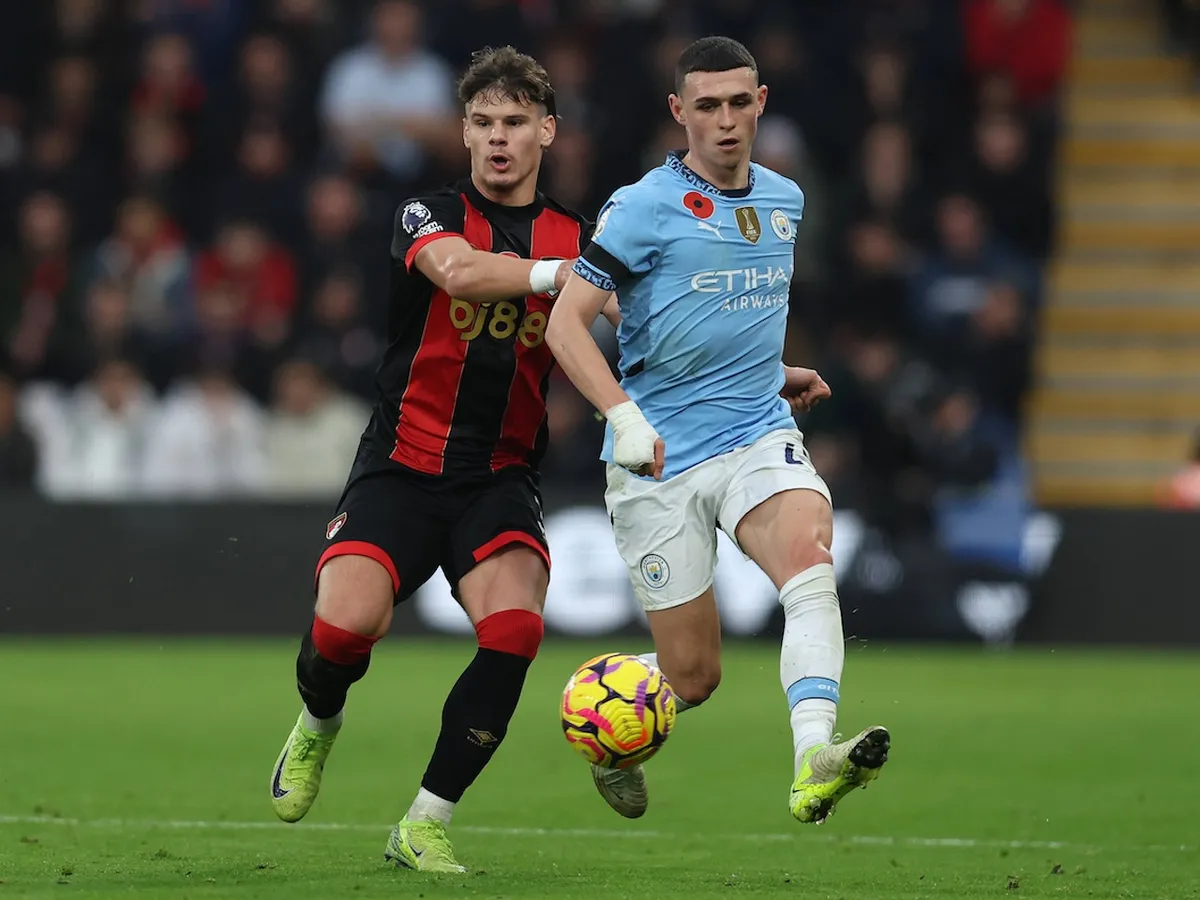 Bournemouth vs. Man City: Phil Foden's record against the Cherries