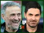 Luis Enrique/Mikel Arteta composite