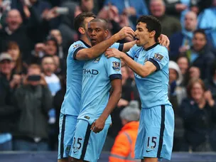 Fernandinho rescues City against valiant Villa
