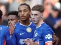 Joao Pedro and Cole Palmer of Chelsea celebrate on April 4, 2026