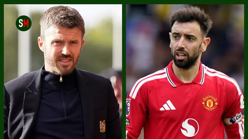 "Pure football" - Carrick explains Fernandes demotion for Man Utd-Bournemouth