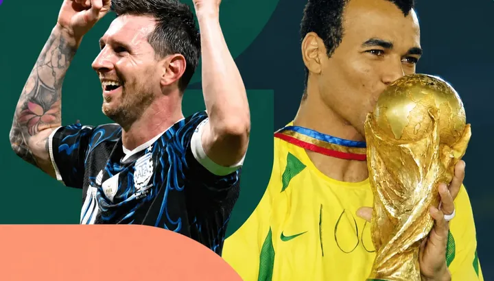 عادل ليونيل ميسي الرقم القياسي المسجل باسم كافو في أكبر عدد من المباريات النهائية لكأس العالم