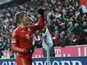 Bayern Munich's Toni Kroos celebrates after scoring his team's goal on December 1, 2012