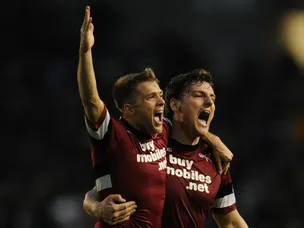 Martin hat-trick leads Derby to win