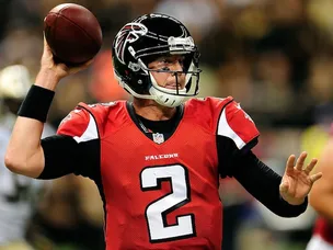 Falcons lead by 14 at the break
