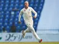 Jack Leach in action for England on November 14, 2018