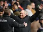 Fulham manager Martin Jol celebrates a win over Spurs on March 17, 2013