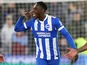 Danny Welbeck of Brighton & Hove Albion celebrates scoring against West Ham United, on December 30, 2025