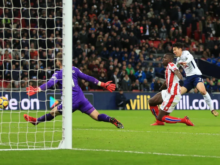 Spurs put five past sorry Stoke