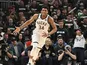 Giannis Antetokounmpo in action for the Bucks on April 14, 2019
