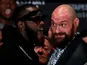Deontay Wilder and Tyson Fury square up at a press conference on November 28, 2018