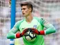 Kepa Arrizabalaga in action for Chelsea on August 11, 2018