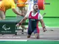 Ali Jawad celebrates winning powerlifting silver for ParalympicsGB at the Rio Paralympics on September 9, 2016