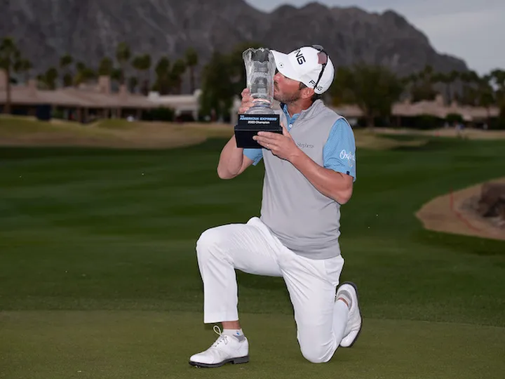 Andrew Landry finishes with two birdies to take The American Express title
