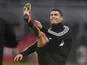 Cristiano Ronaldo warms up for Juventus on November 11, 2018