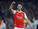 Arsenal's Declan Rice celebrates on May 5, 2026