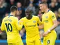 From left to right: Eden Hazard, N'Golo Kante and Ross Barkley pictured on December 30,  2018
