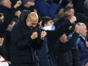 Guardiola smashes Ferguson record with Aston Villa win