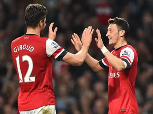 Arsenal leading Newcastle