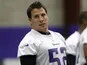 Vikings linebacker Chad Greenway at practice on June 5, 2013