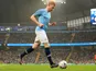 Kevin De Bruyne in general action during the FA Cup third-round game between Manchester City and Rotherham United on January 6, 2019