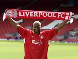 Djibril Cisse arrived at Liverpool in 2004