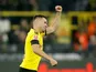 Raphael Guerreiro pictured for Borussia Dortmund in January 2020