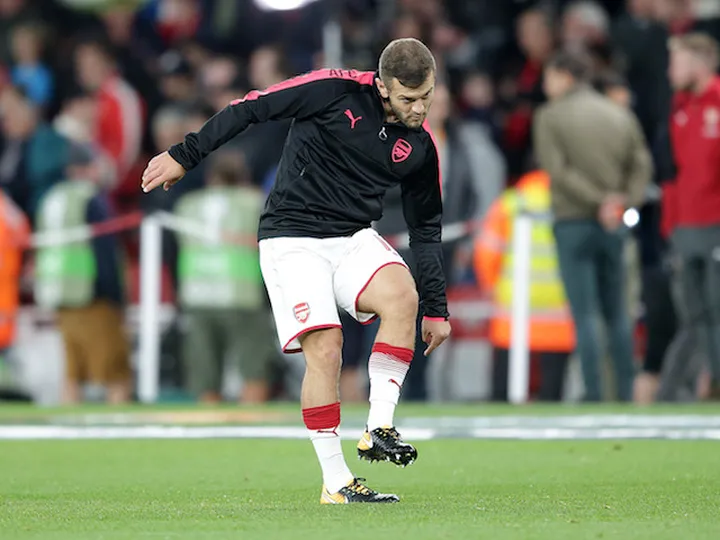 Wilshere on Arsenal bench at Southampton