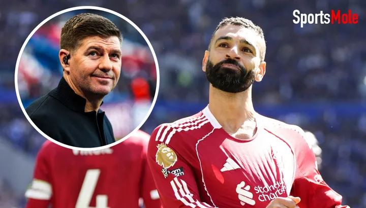 Mo Salah equals Steven Gerrard Merseyside derby record as Liverpool make Premier League history twice