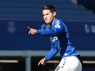 James Rodriguez misses out for Everton against Chelsea