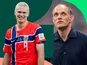 Norway vs. England: Thomas Tuchel/Erling Haaland composite