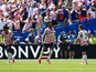 Alex Freeman celebrates after scoring for the USA at the World Cupon June 19, 2025