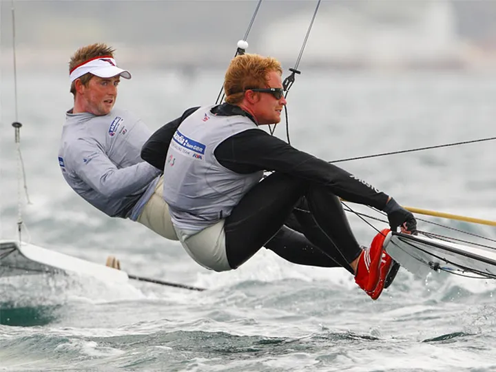 Team GB miss out on men's 49er medals