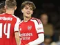 Max Dowman celebrates scoring for Arsenal, on September 15, 2026