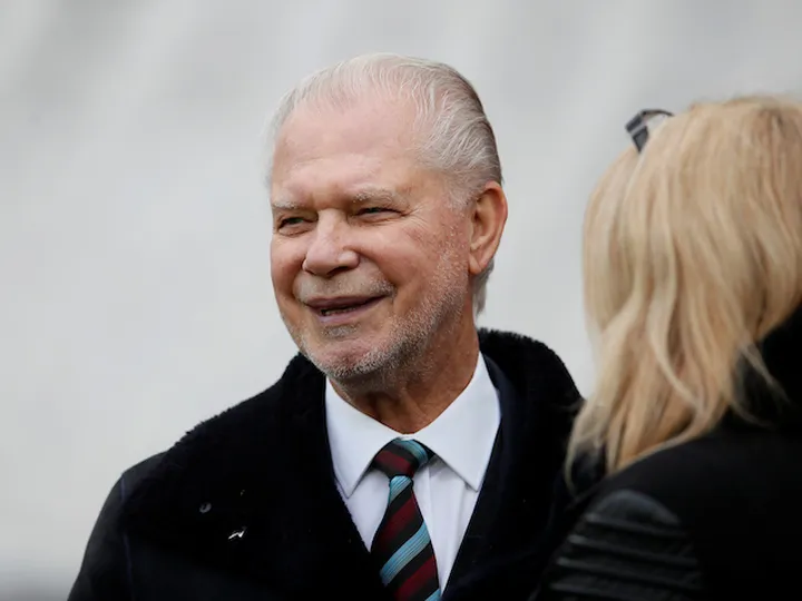 West Ham United co-owner David Gold apologises for 'liking' Caroline Flack tweet