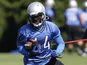 Detroit's Jahvid Best at practice on June 14, 2013