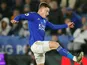 Harvey Barnes in action for Leicester City on January 22, 2020